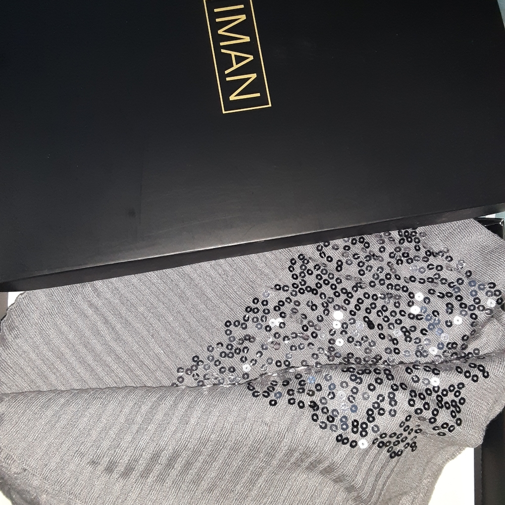 Sequin scarf